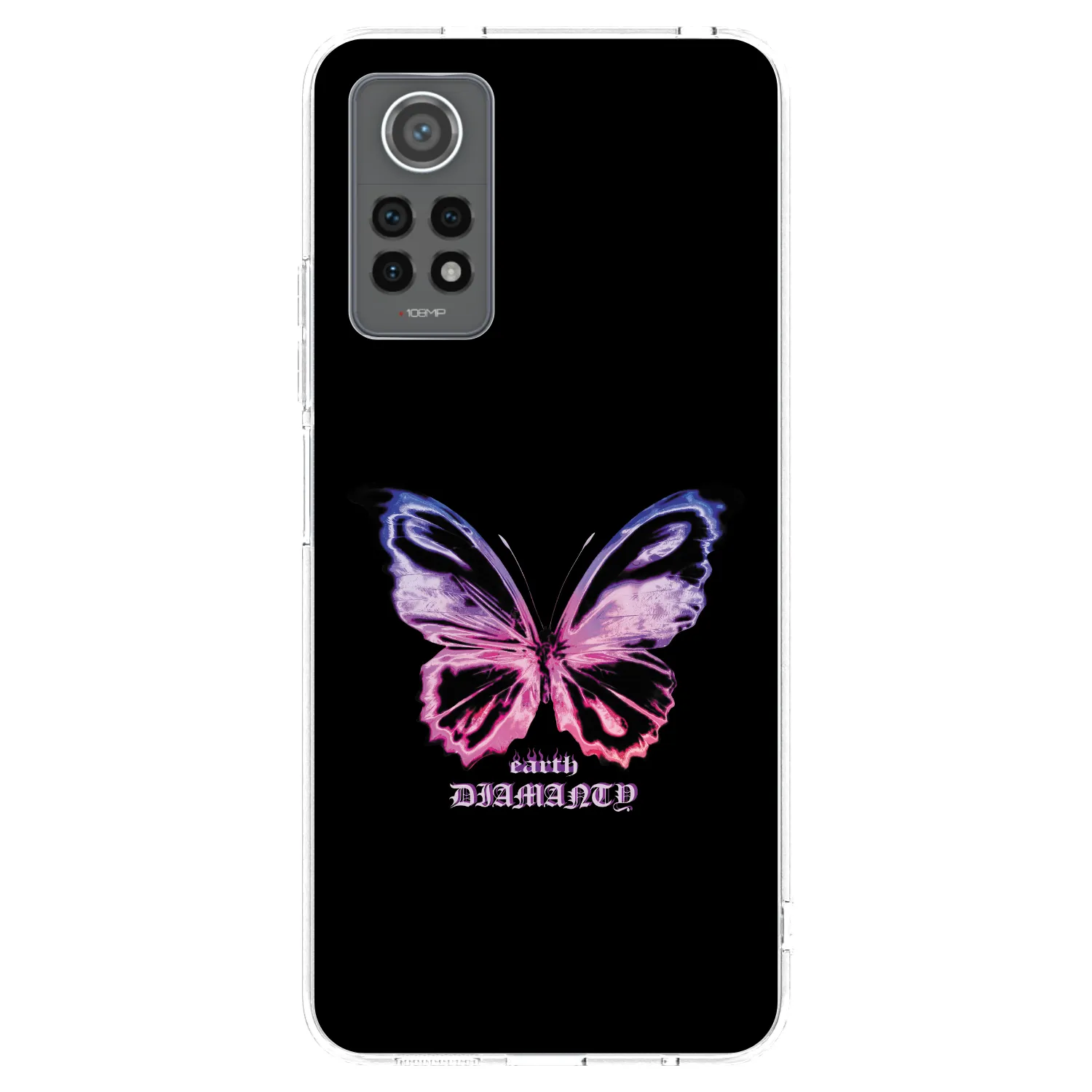Picasee átlátszó szilikon tok az alábbi mobiltelefonokra Xiaomi Redmi Note 12 Pro 4G - Diamanty Purple