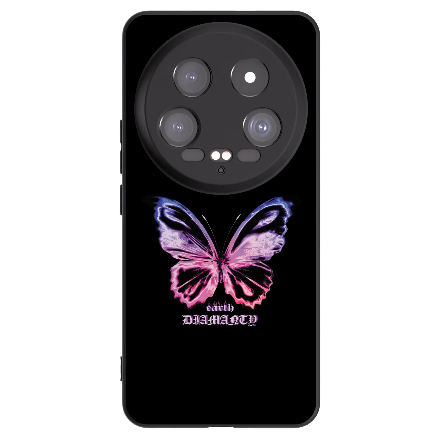 Picasee fekete szilikon tok az alábbi mobiltelefonokra Xiaomi 14 Ultra - Diamanty Purple