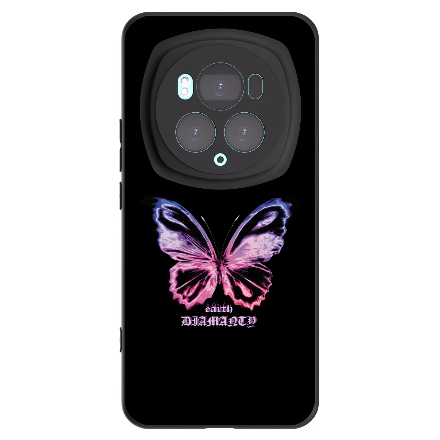 Picasee fekete szilikon tok az alábbi mobiltelefonokra Honor Magic6 Pro - Diamanty Purple