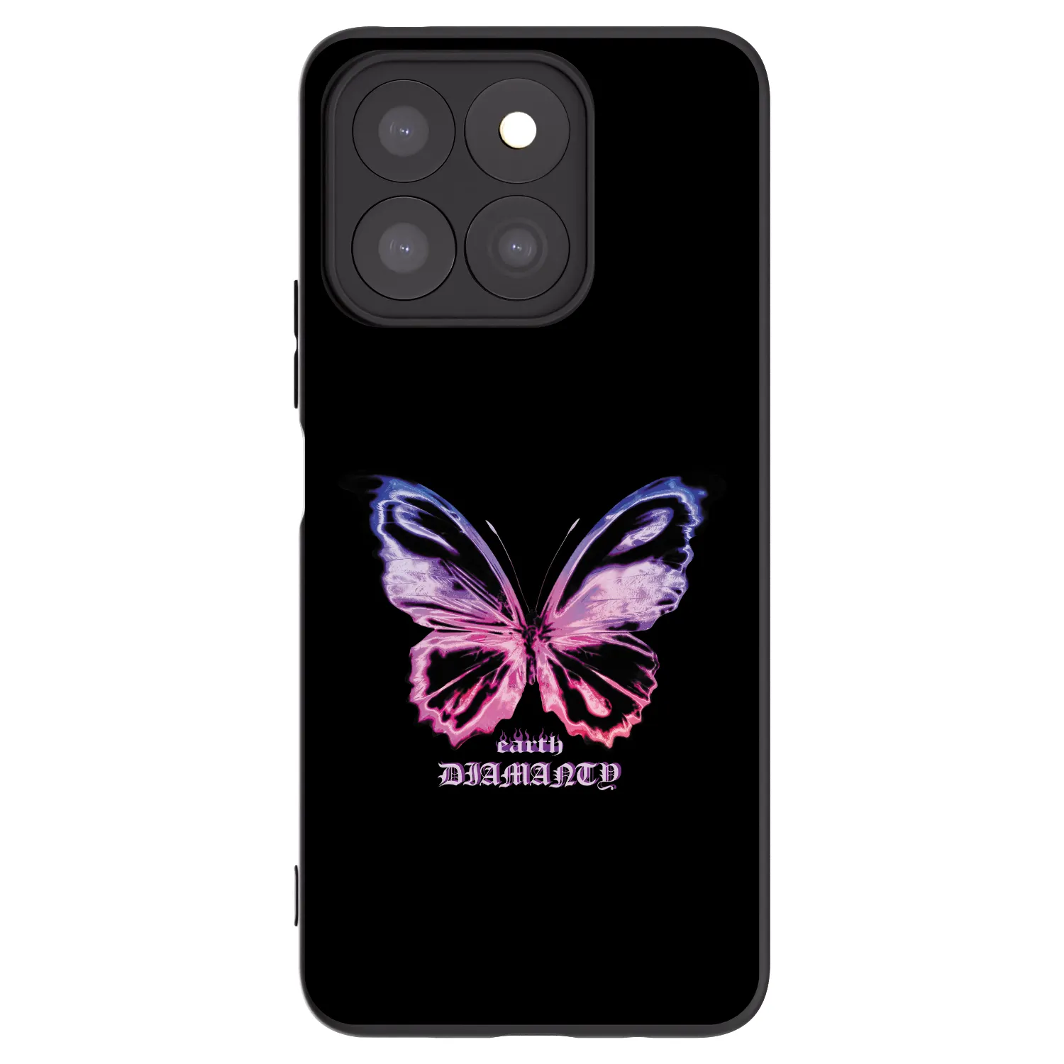 Picasee fekete szilikon tok az alábbi mobiltelefonokra Honor X8b - Diamanty Purple