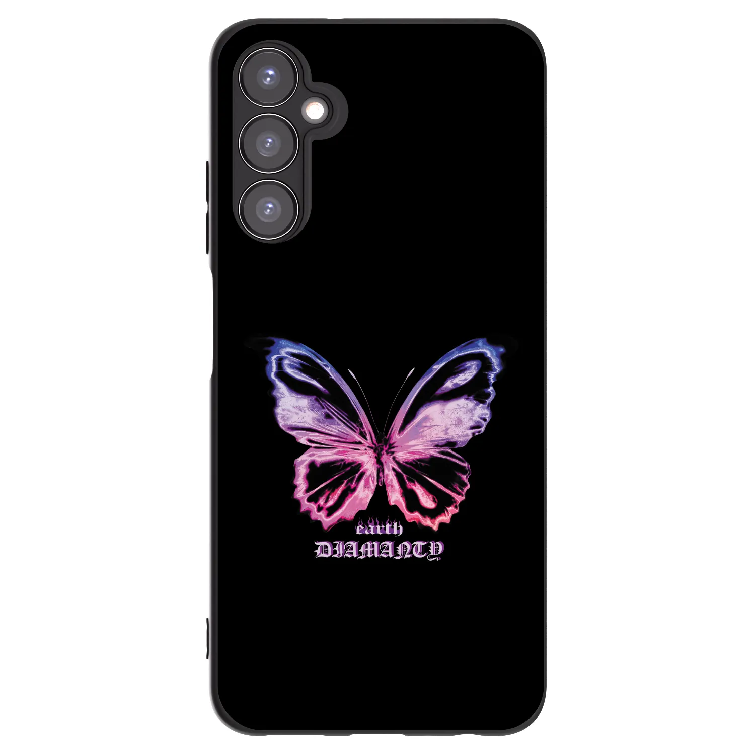Picasee fekete szilikon tok az alábbi mobiltelefonokra Samsung Galaxy A05s A057G - Diamanty Purple