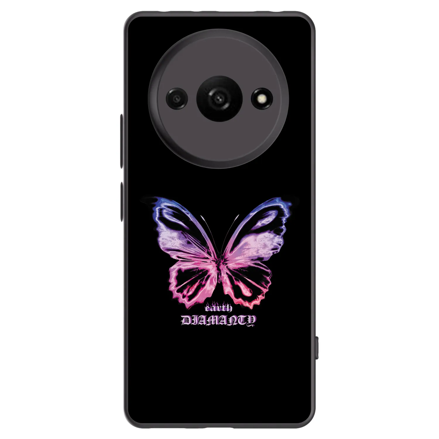 Picasee fekete szilikon tok az alábbi mobiltelefonokra Xiaomi Redmi A3 - Diamanty Purple