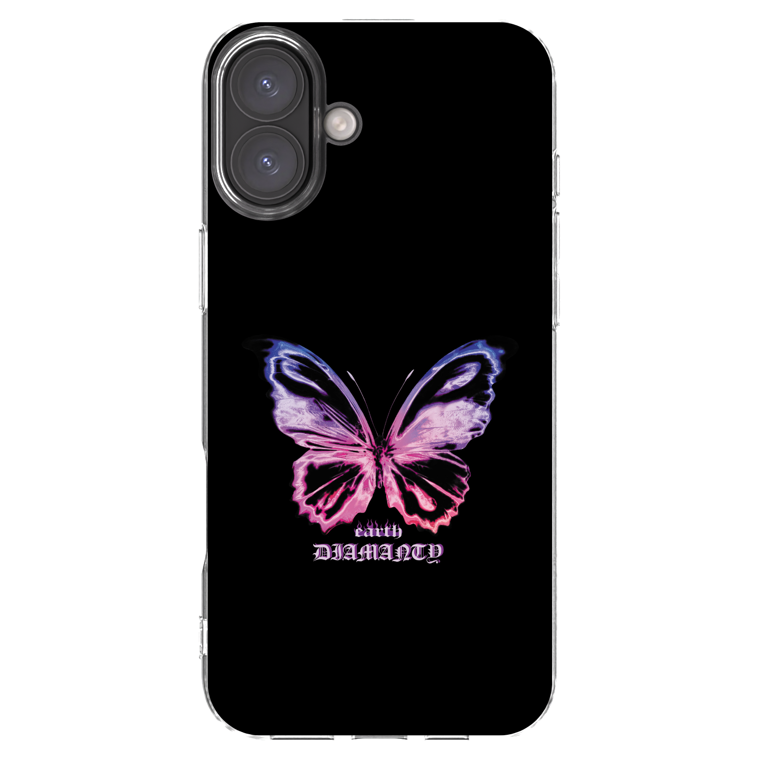 Picasee átlátszó szilikon tok az alábbi mobiltelefonokra Apple iPhone 16 Plus - Diamanty Purple