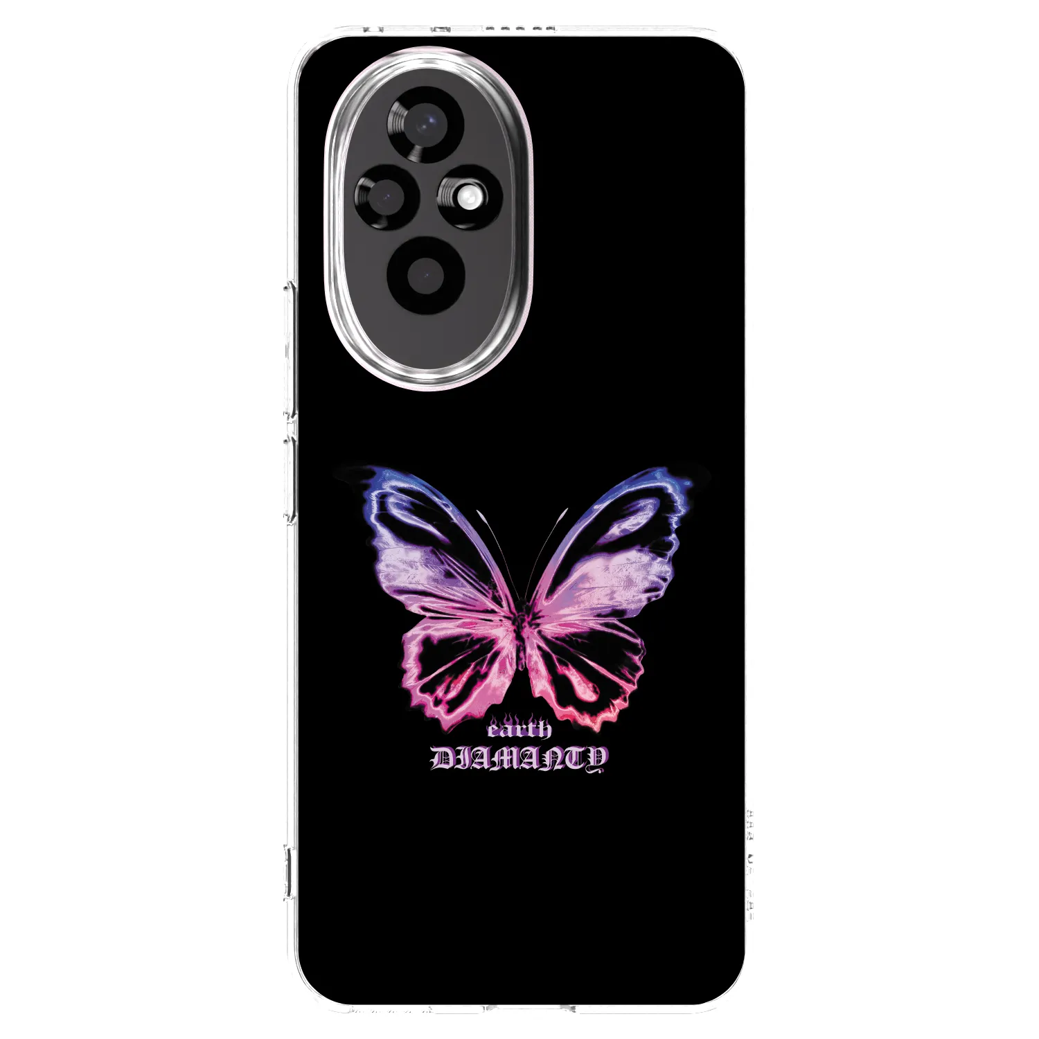 Picasee átlátszó szilikon tok az alábbi mobiltelefonokra Honor 200 Pro 5G - Diamanty Purple