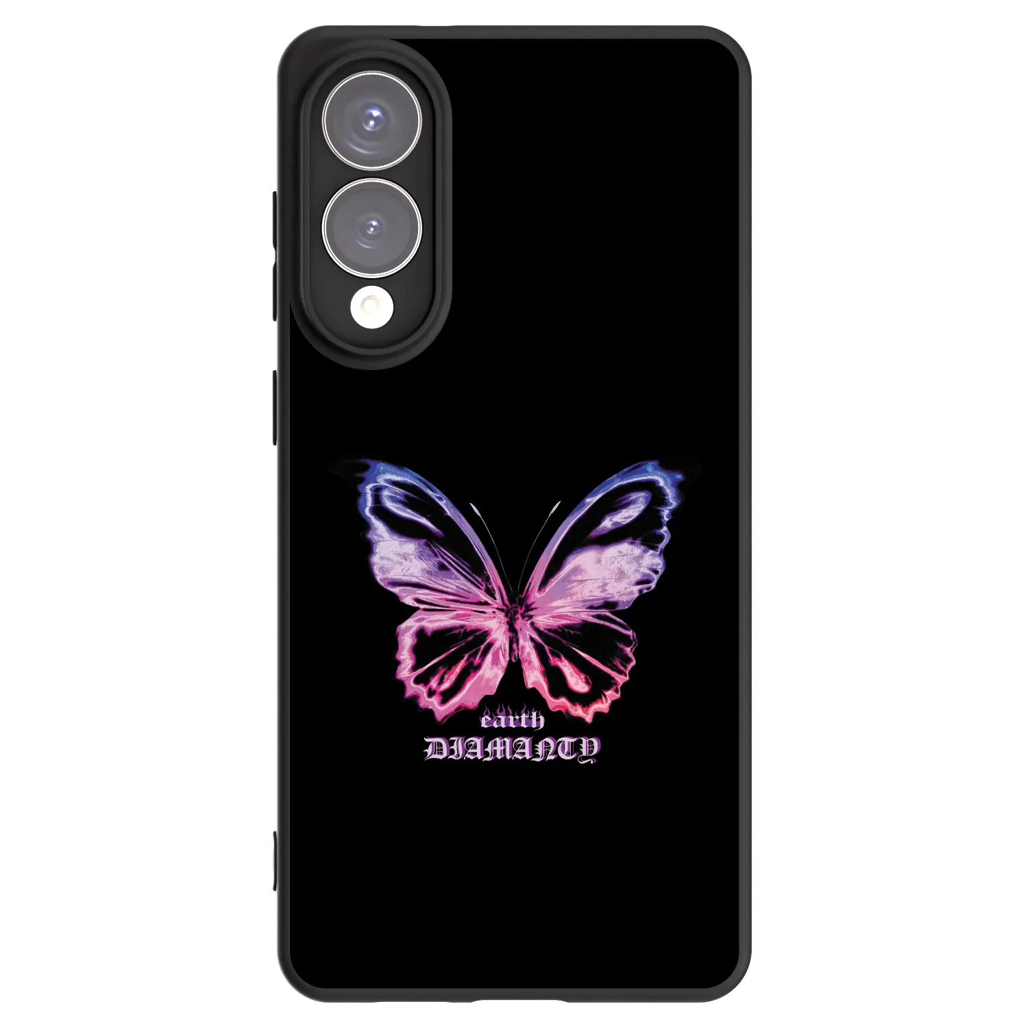 Picasee fekete szilikon tok az alábbi mobiltelefonokra Samsung Galaxy S25 Edge 5G - Diamanty Purple