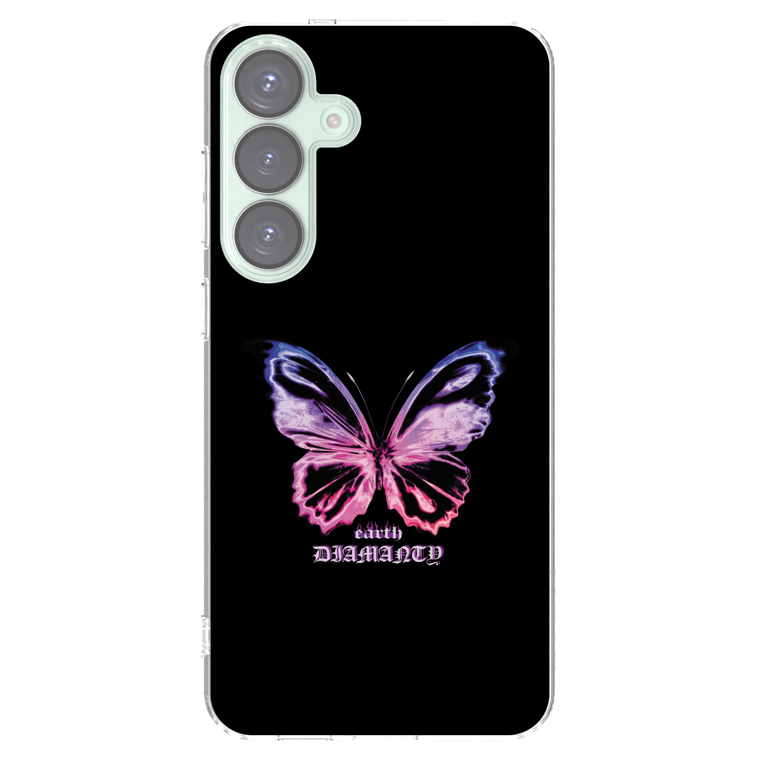 Picasee átlátszó szilikon tok az alábbi mobiltelefonokra Samsung Galaxy S25+ 5G - Diamanty Purple