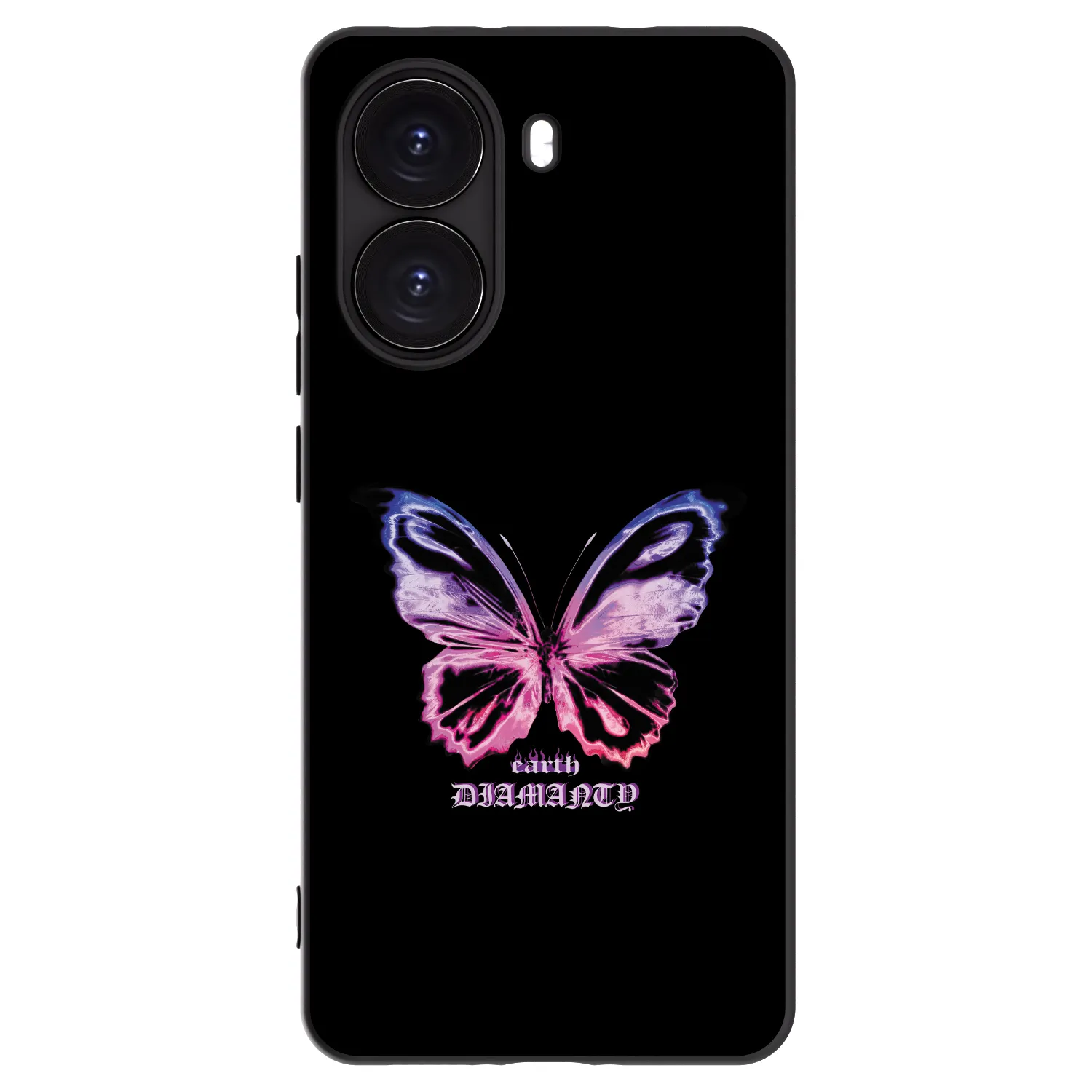 Picasee fekete szilikon tok az alábbi mobiltelefonokra Xiaomi Poco X7 Pro 5G - Diamanty Purple