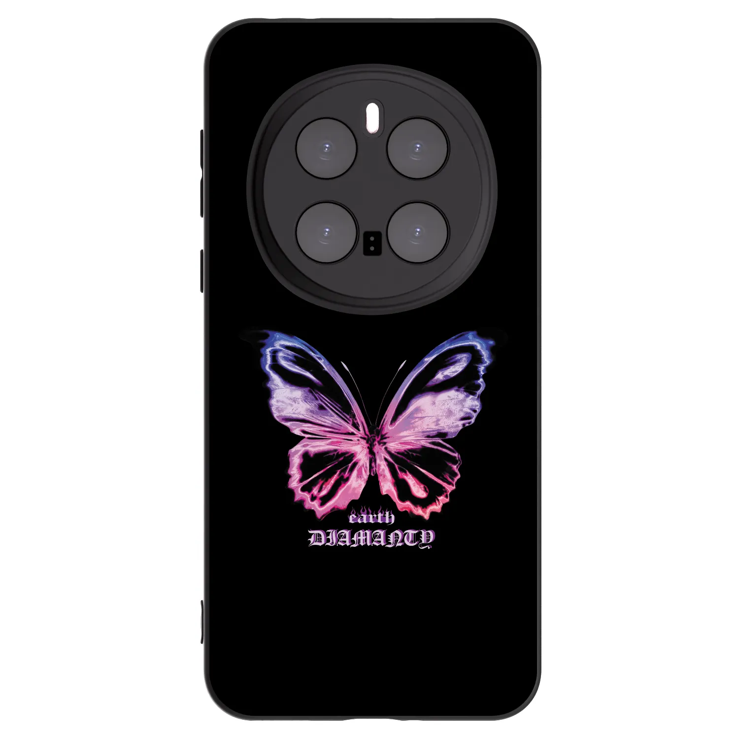 Picasee fekete szilikon tok az alábbi mobiltelefonokra Honor Magic7 Pro 5G - Diamanty Purple