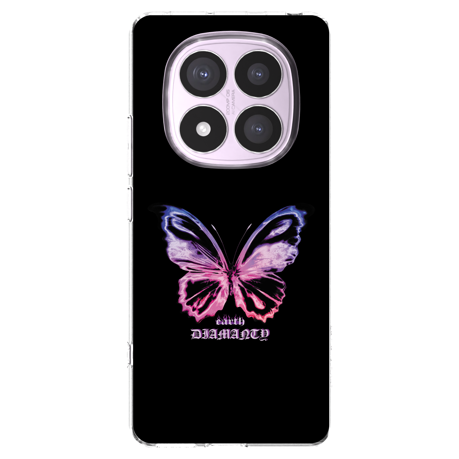 Picasee átlátszó szilikon tok az alábbi mobiltelefonokra Xiaomi Redmi Note 14 Pro 4G - Diamanty Purple