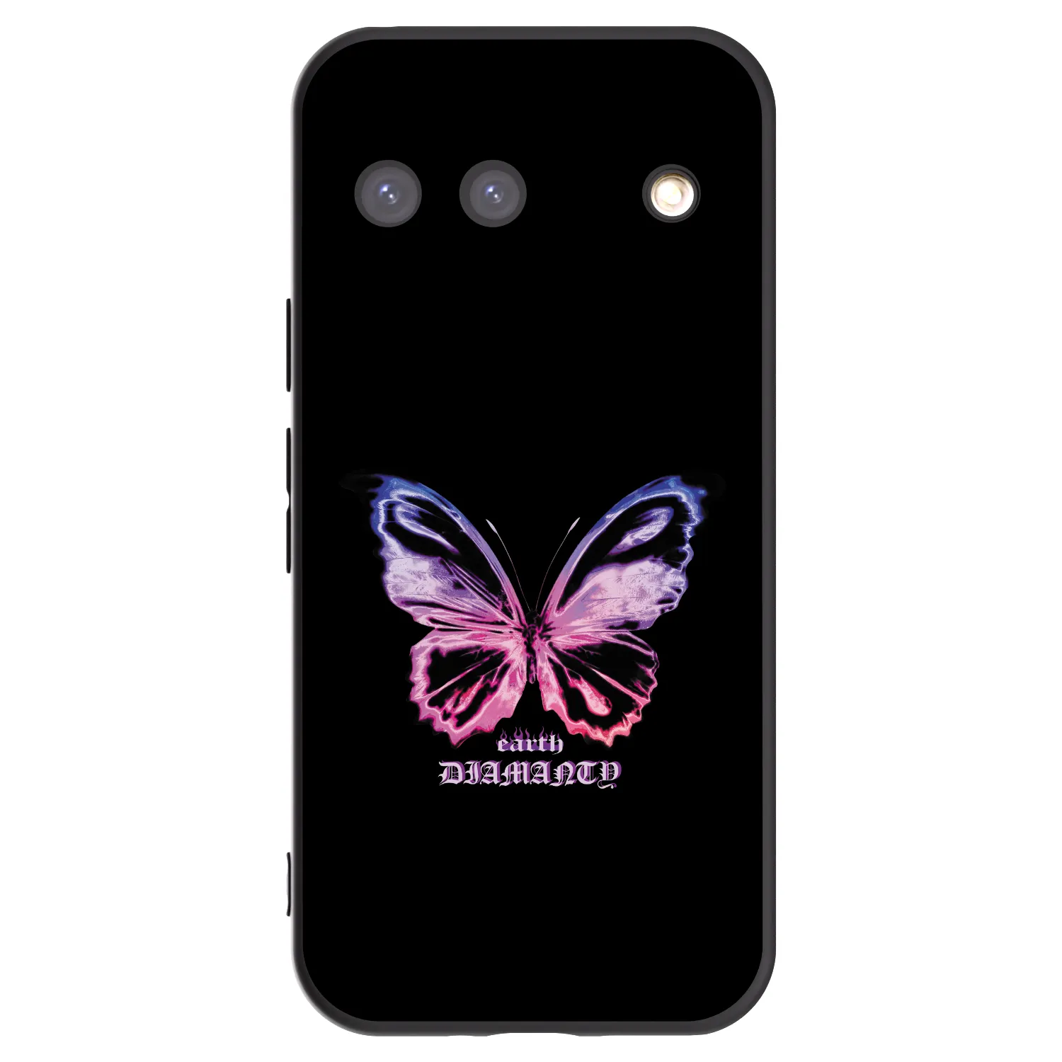 Picasee fekete szilikon tok az alábbi mobiltelefonokra Google Pixel 9 - Diamanty Purple