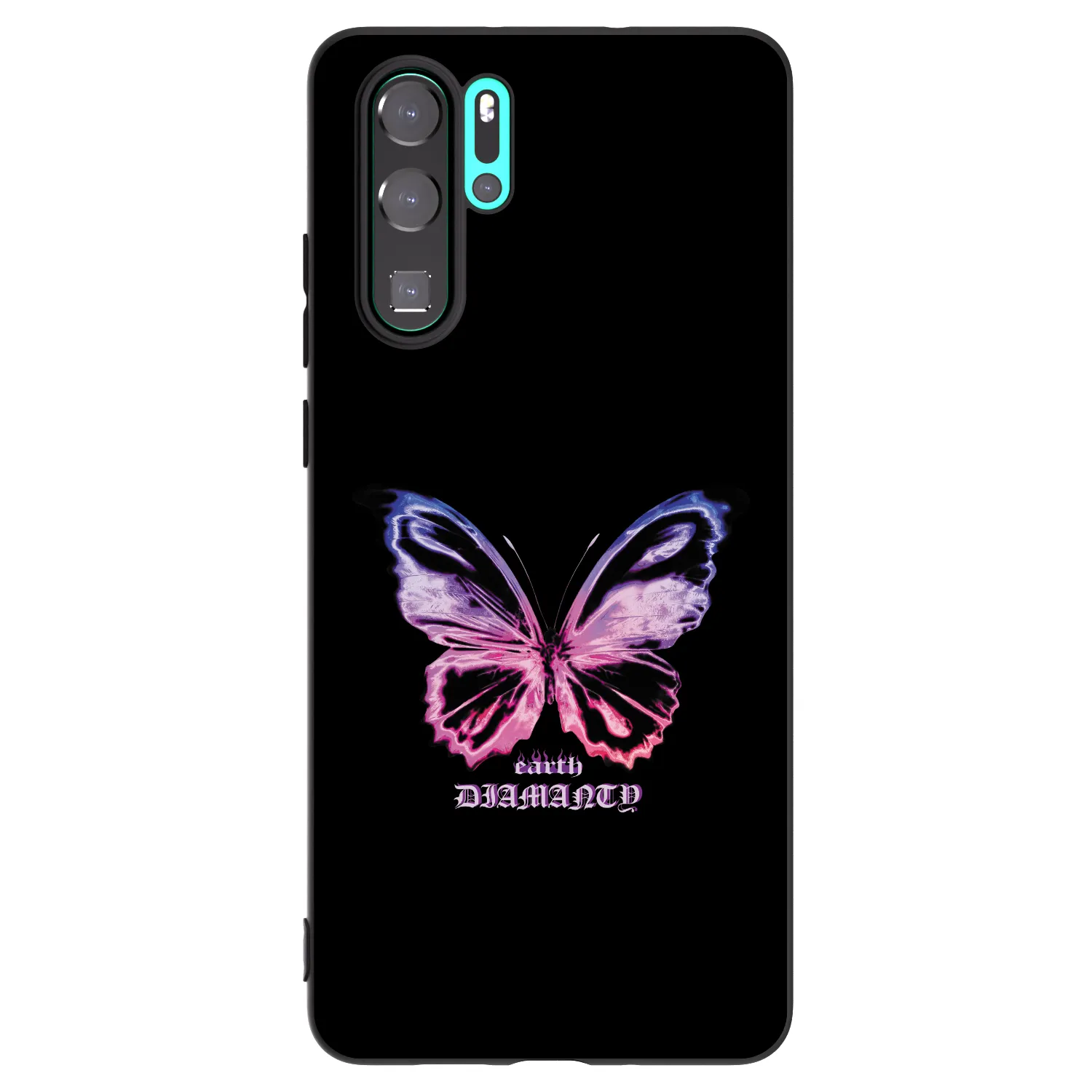 Picasee fekete szilikon tok az alábbi mobiltelefonokra Huawei P30 Pro - Diamanty Purple