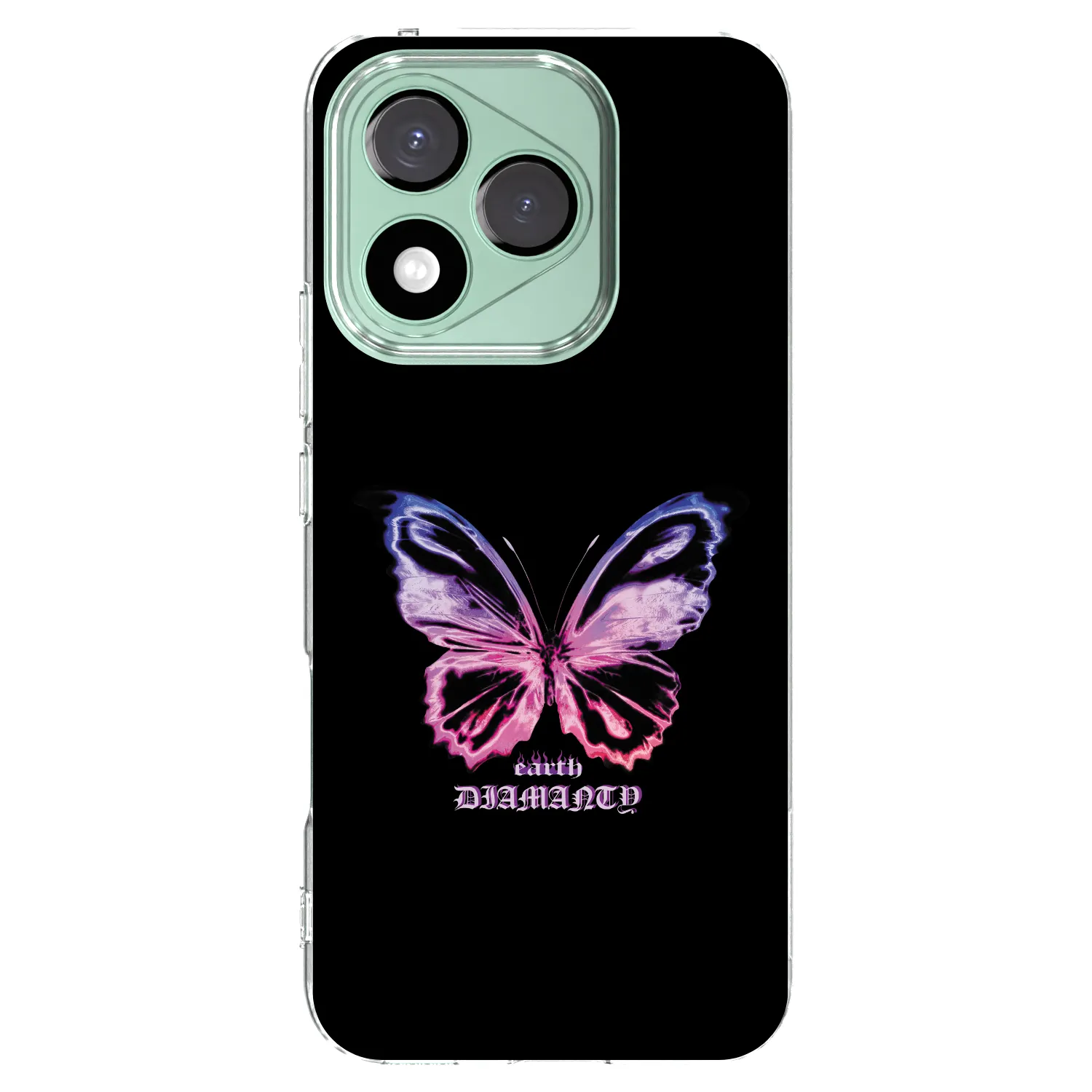 Picasee átlátszó szilikon tok az alábbi mobiltelefonokra Honor 400 Lite 5G - Diamanty Purple