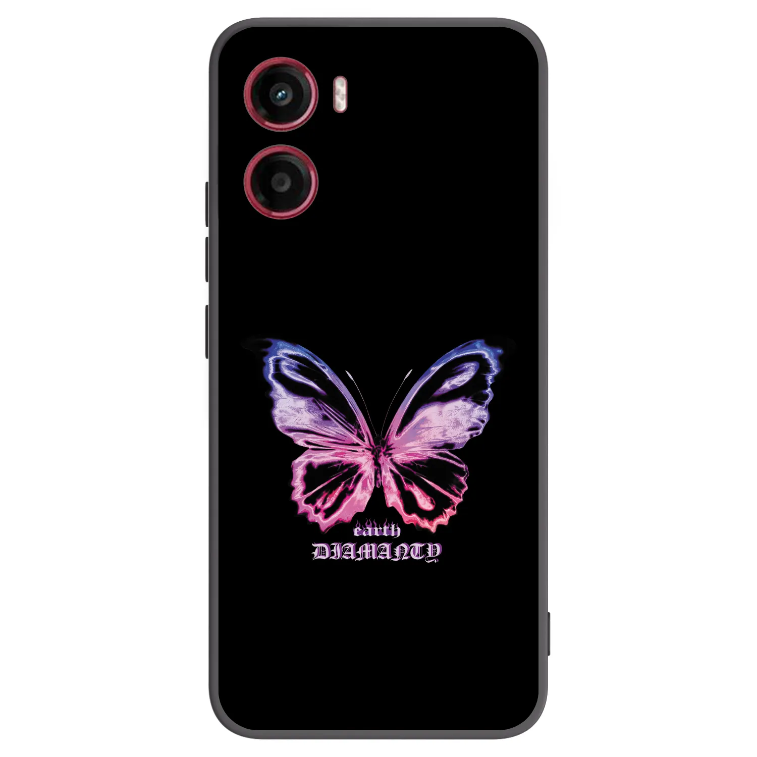 Picasee fekete szilikon tok az alábbi mobiltelefonokra Motorola Moto G05 - Diamanty Purple