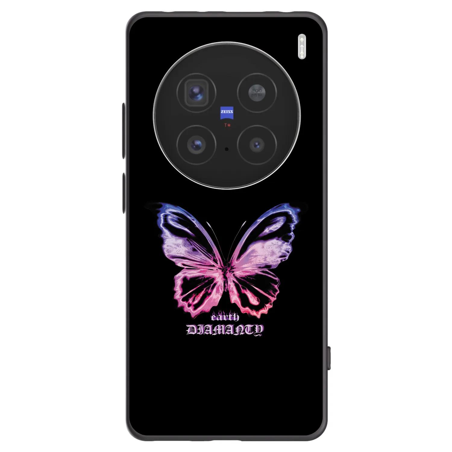 Picasee fekete szilikon tok az alábbi mobiltelefonokra Vivo X200 Pro - Diamanty Purple