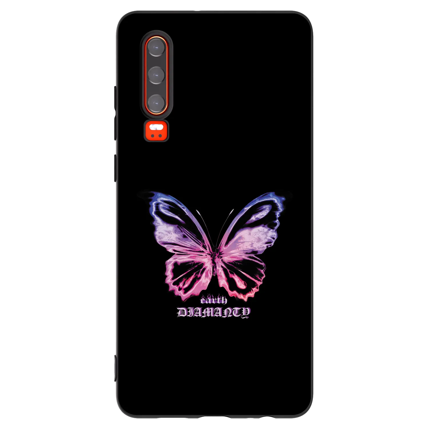 Picasee fekete szilikon tok az alábbi mobiltelefonokra Huawei P30 - Diamanty Purple