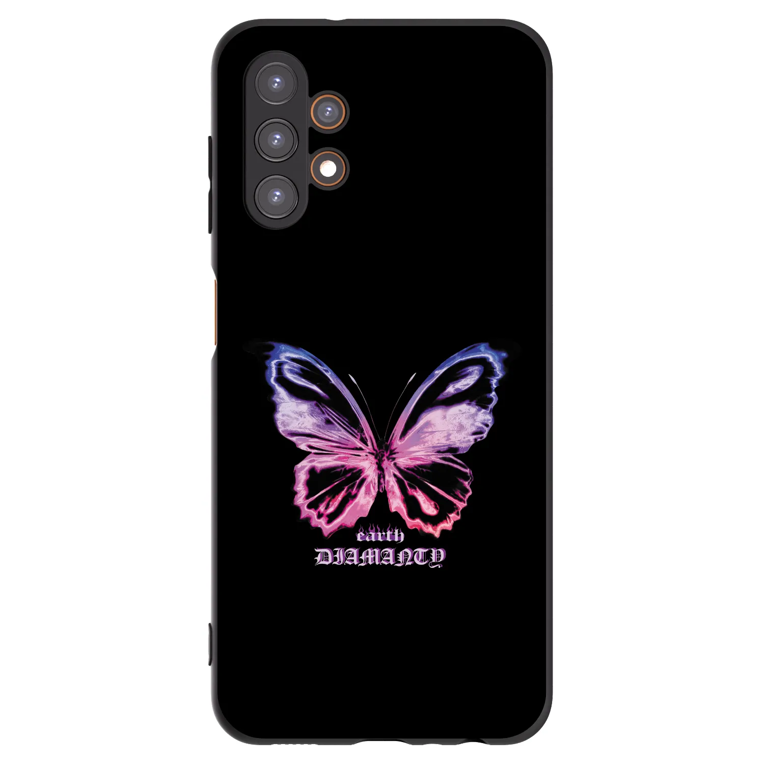 Picasee fekete szilikon tok az alábbi mobiltelefonokra Samsung Galaxy A13 5G - Diamanty Purple
