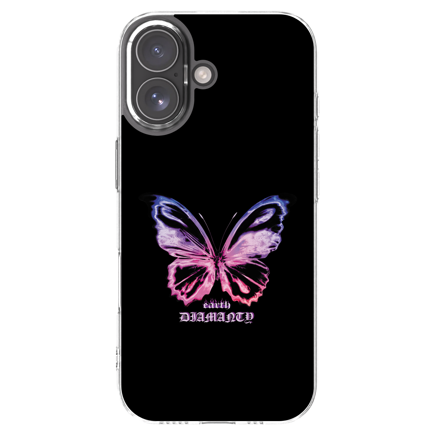 Picasee átlátszó szilikon tok az alábbi mobiltelefonokra Apple iPhone 17 - Diamanty Purple
