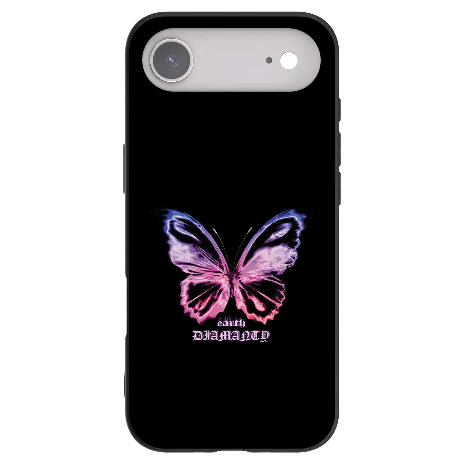 Picasee fekete szilikon tok az alábbi mobiltelefonokra Apple iPhone Air - Diamanty Purple