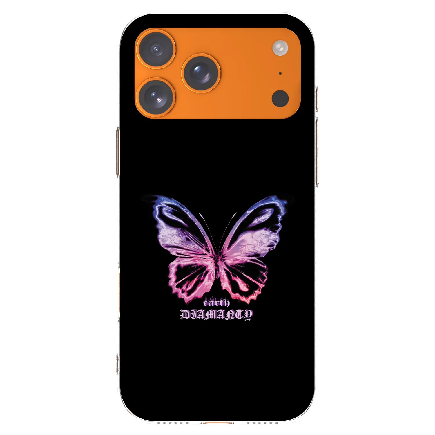 Picasee átlátszó szilikon tok az alábbi mobiltelefonokra Apple iPhone 17 Pro Max - Diamanty Purple