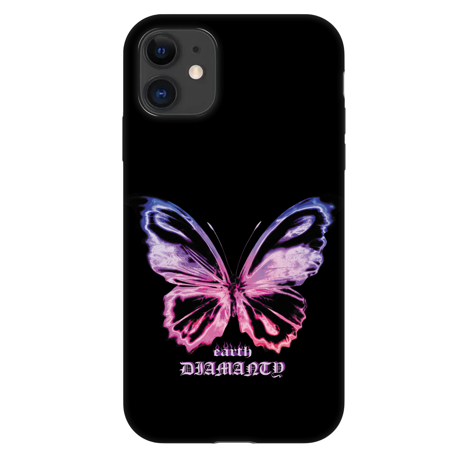 Picasee Fashion Case Apple iPhone 11 - Diamanty Purple