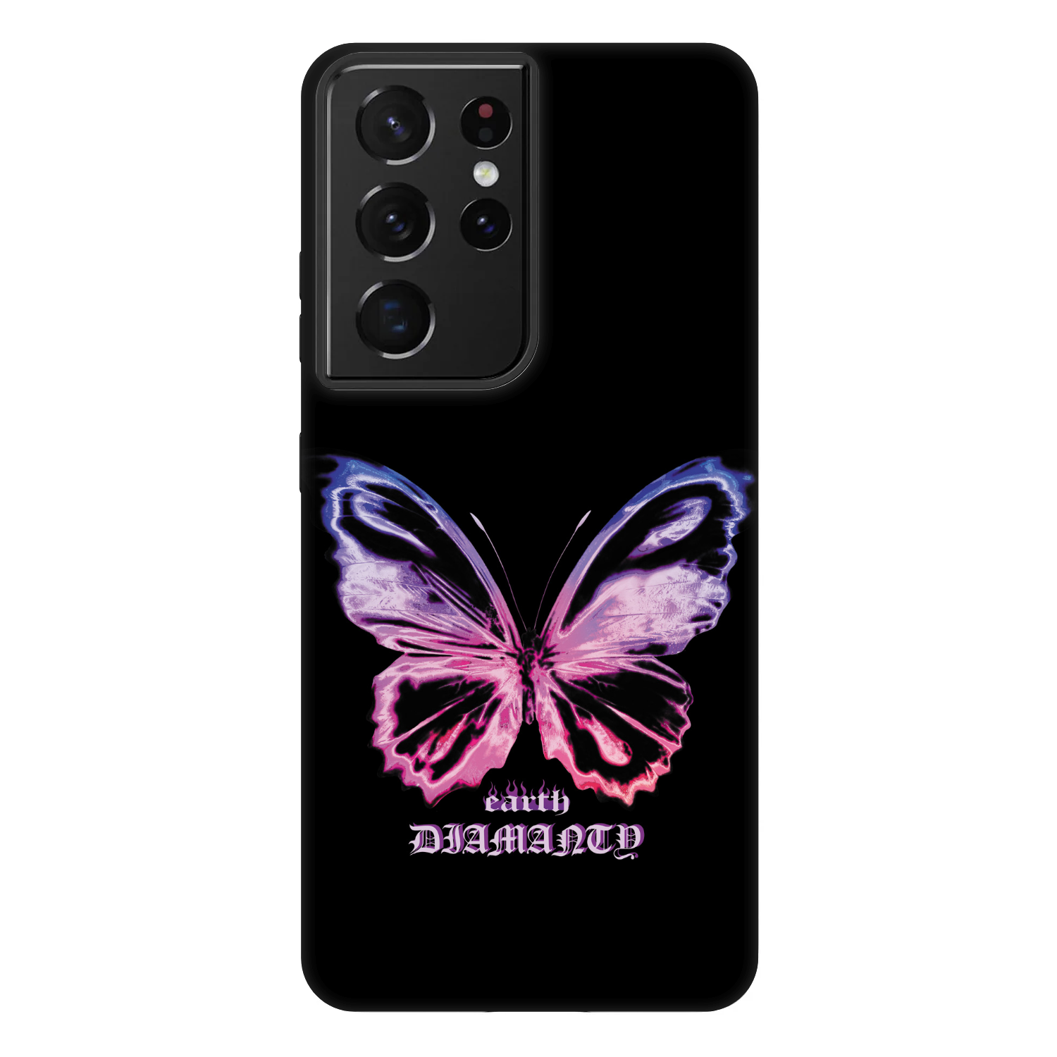 Picasee Fashion Case Samsung Galaxy S21 Ultra 5G G998B - Diamanty Purple