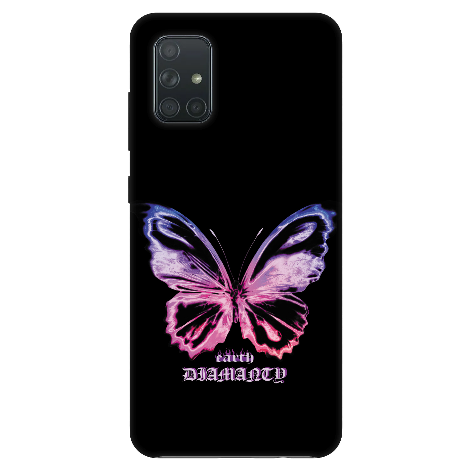 Picasee Fashion Case Samsung Galaxy A71 A715F - Diamanty Purple