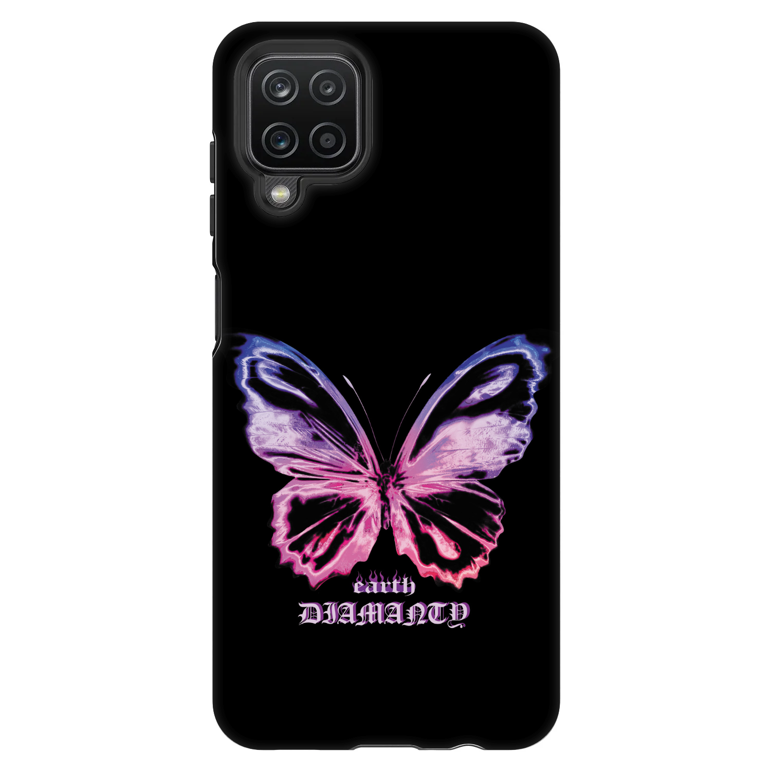 Picasee Fashion Case Samsung Galaxy A12 A125F - Diamanty Purple