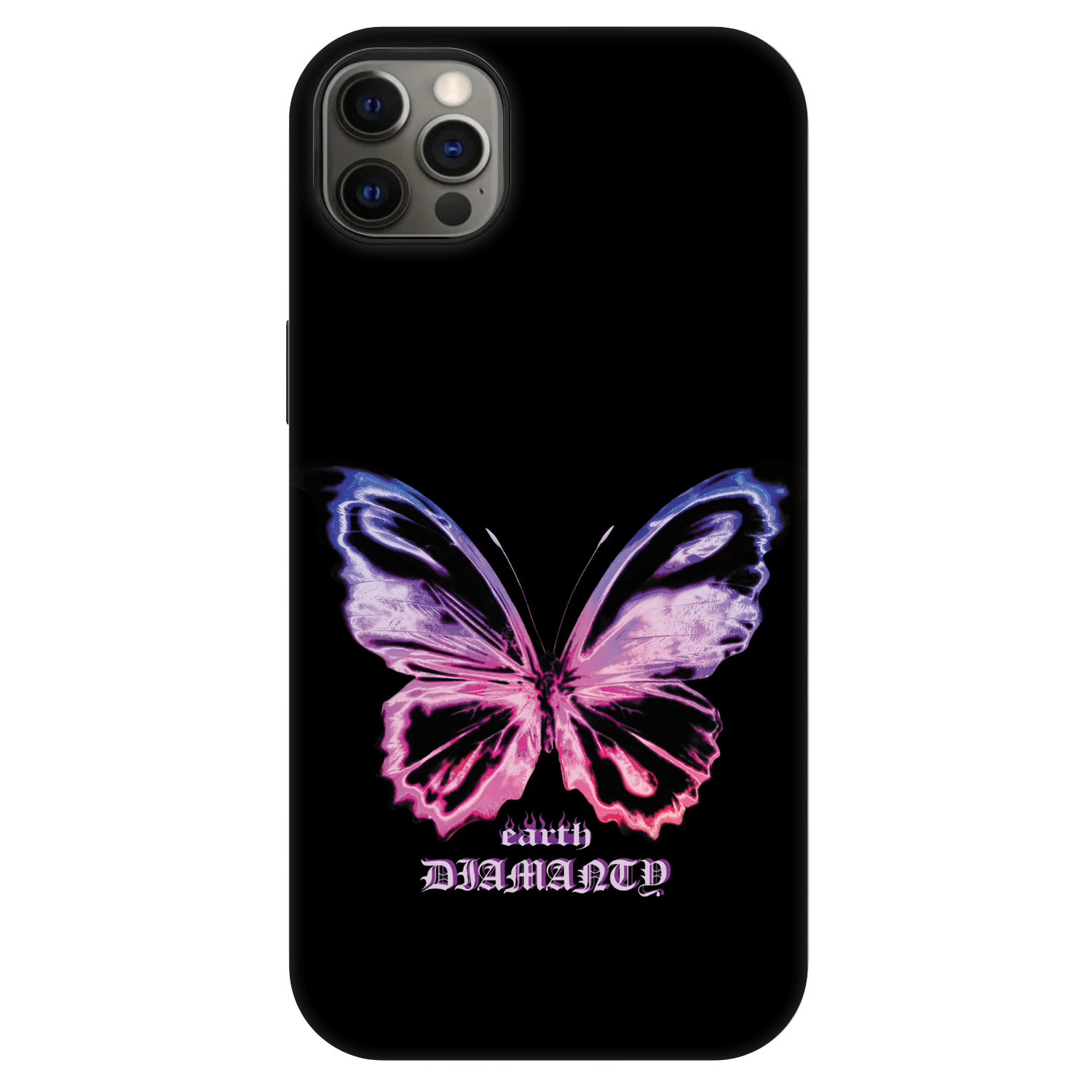 Picasee Fashion Case MagSafe Apple iPhone 12 Pro Max - Diamanty Purple