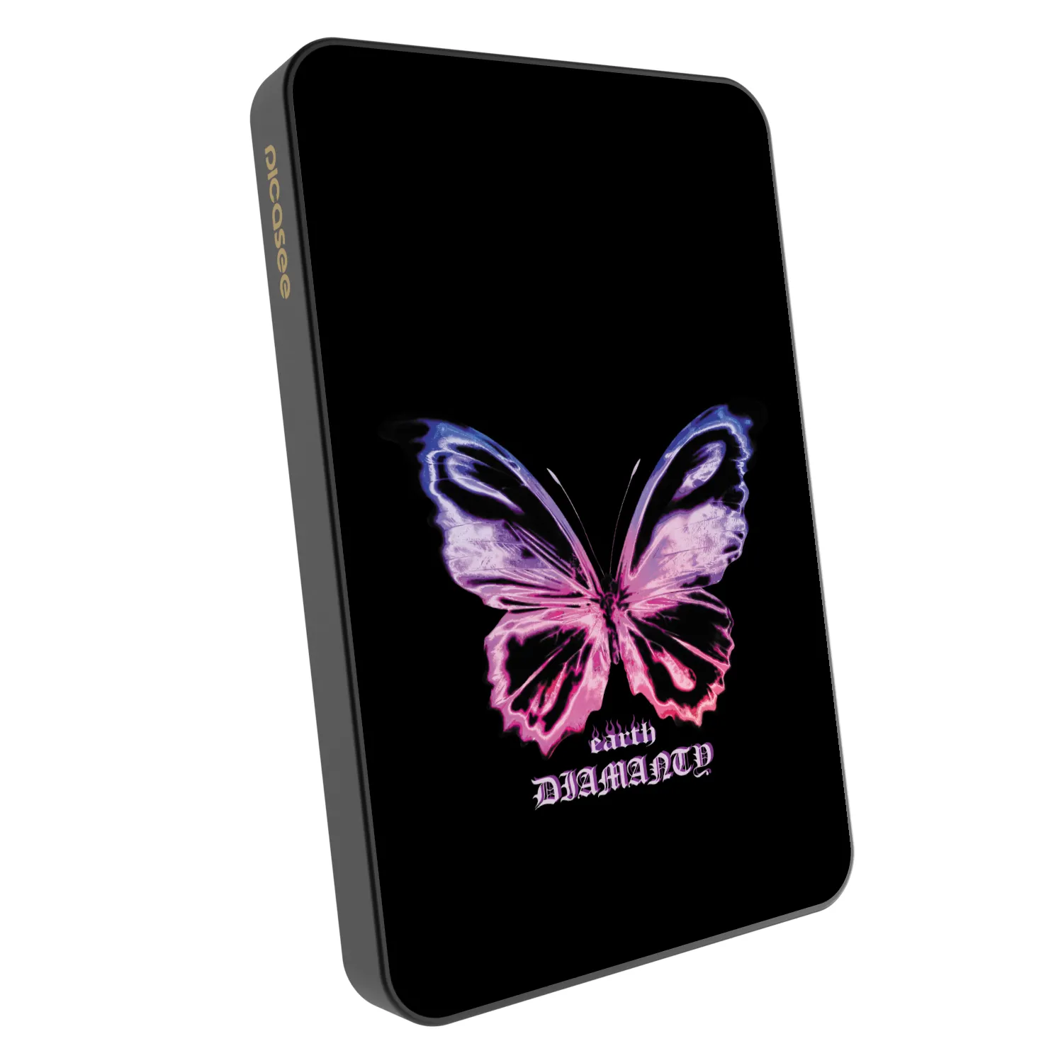 Picasee Powerbank MagSafe 5 000 mAh Szürke - Diamanty Purple