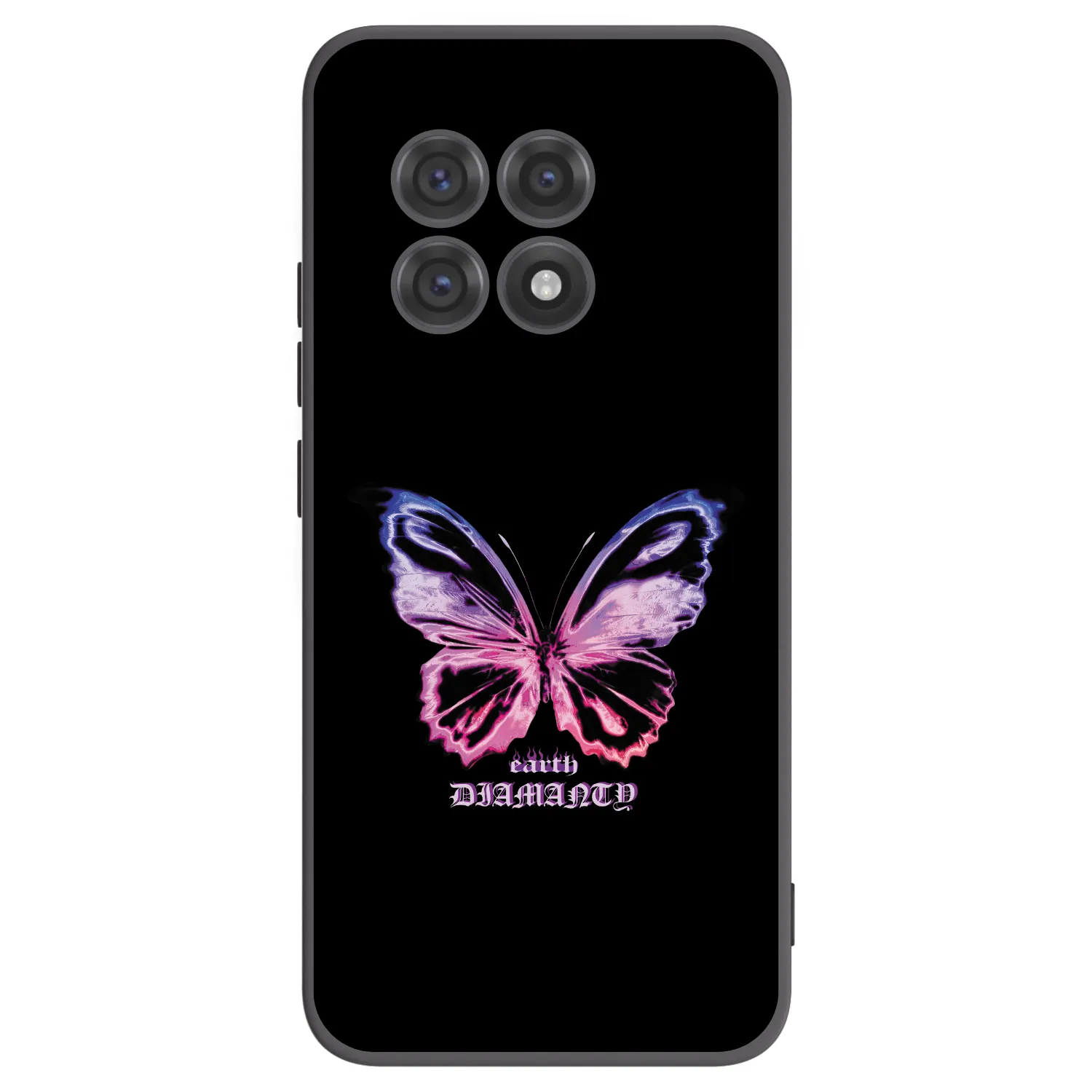 Picasee fekete szilikon tok az alábbi mobiltelefonokra OnePlus 13R 5G - Diamanty Purple