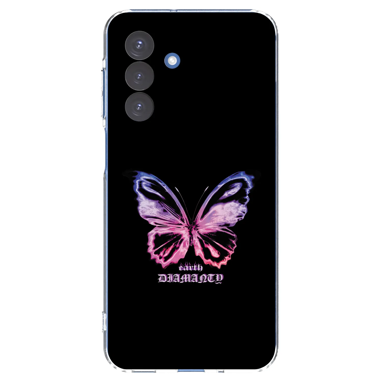 Picasee átlátszó szilikon tok az alábbi mobiltelefonokra Samsung Galaxy A17 5G - Diamanty Purple