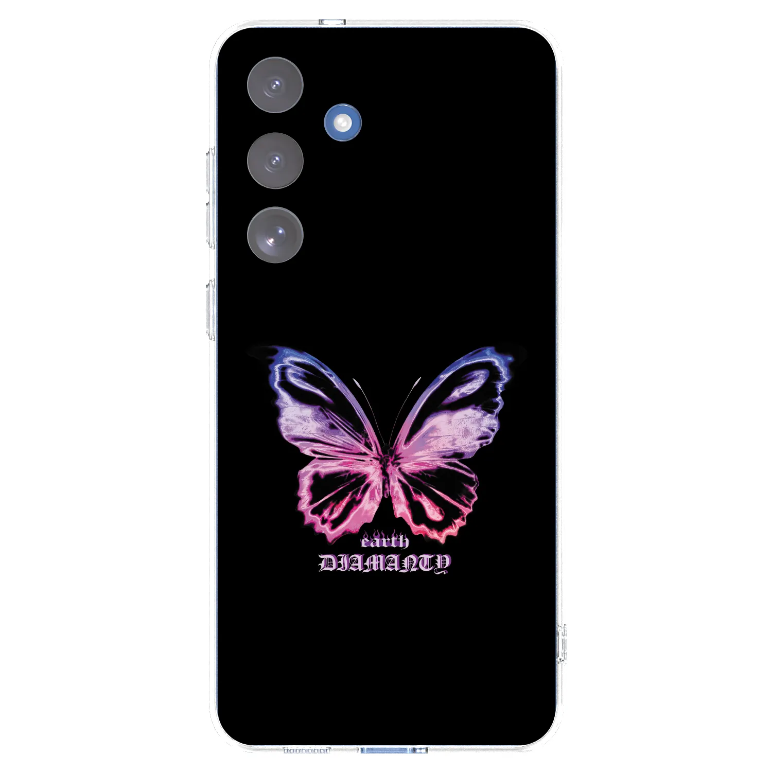 Picasee átlátszó szilikon tok az alábbi mobiltelefonokra Samsung Galaxy S25 FE 5G - Diamanty Purple