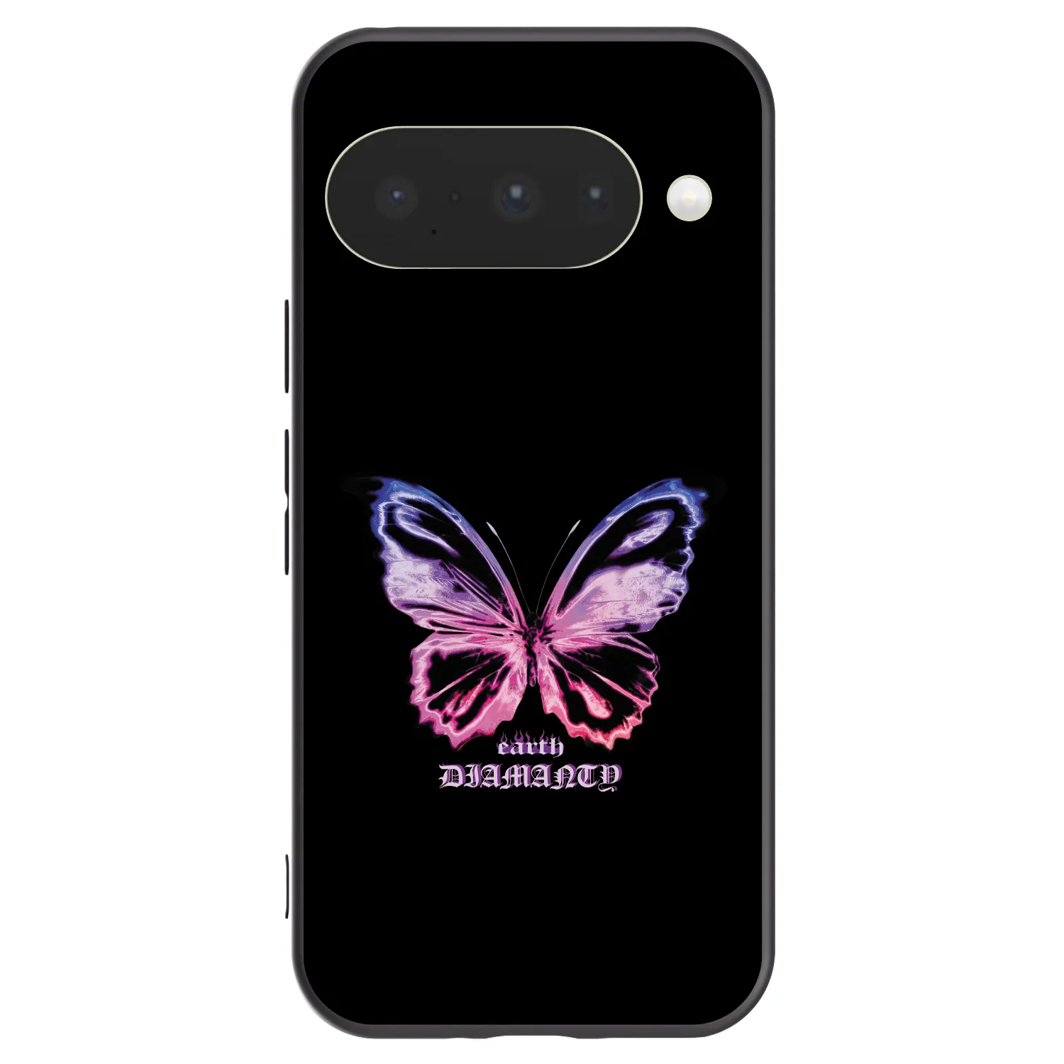 Picasee fekete szilikon tok az alábbi mobiltelefonokra Google Pixel 10 - Diamanty Purple