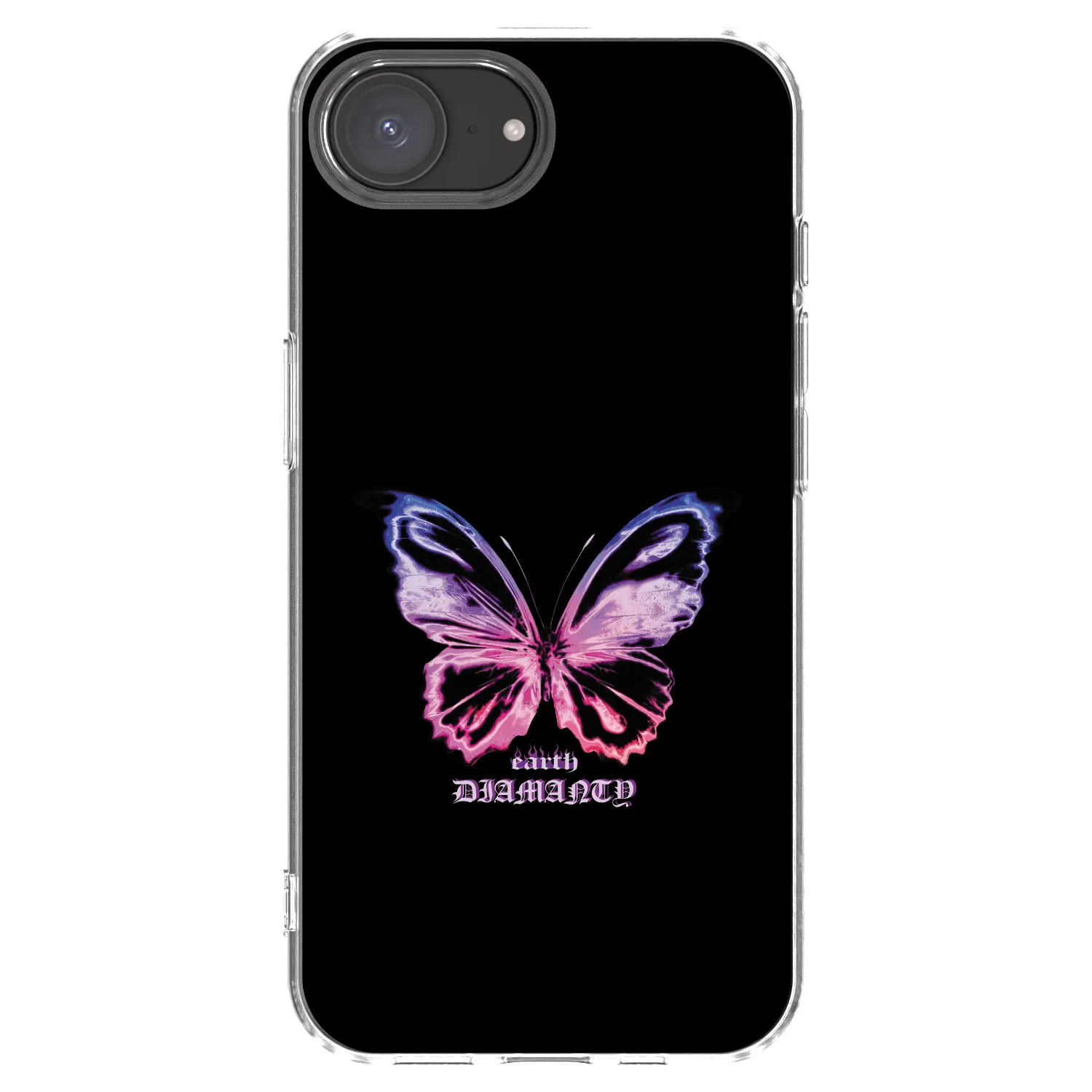 Picasee átlátszó szilikon tok az alábbi mobiltelefonokra Apple iPhone 17e - Diamanty Purple