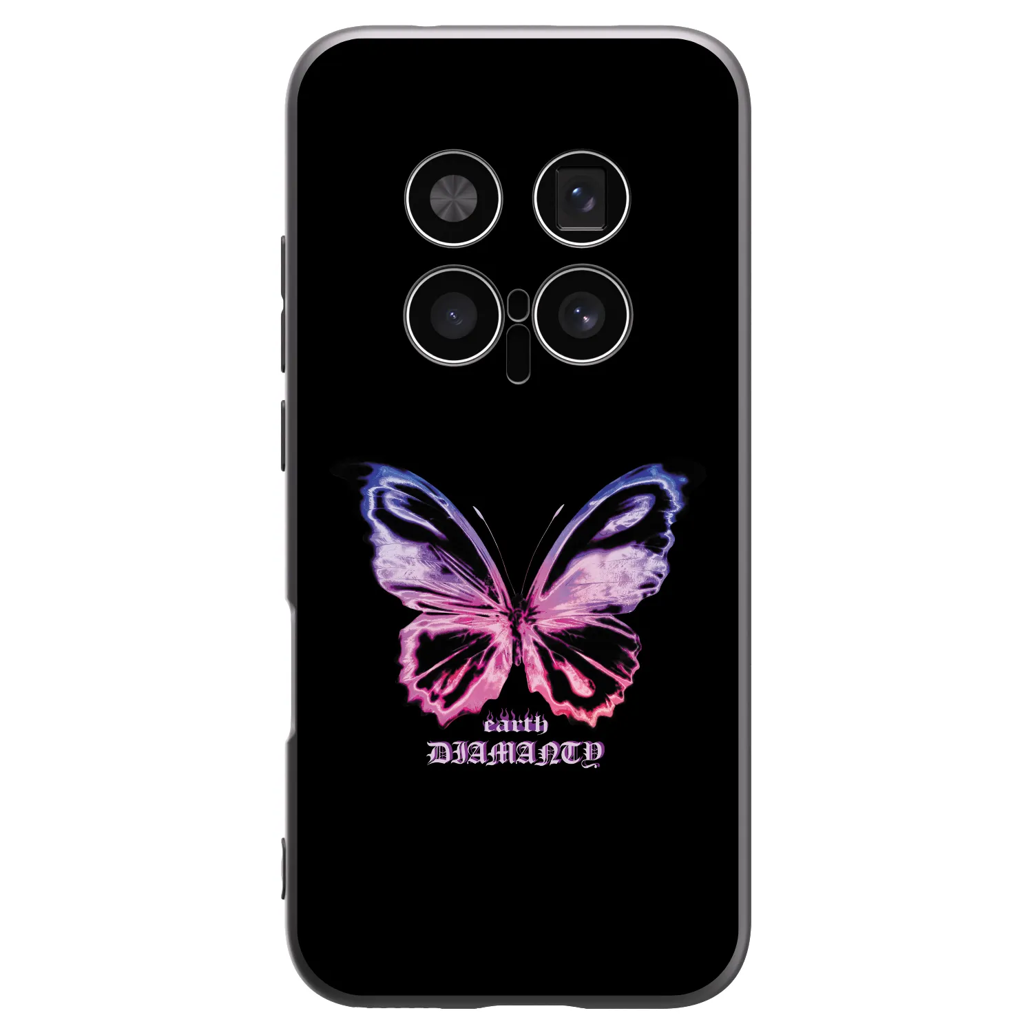 Picasee fekete szilikon tok az alábbi mobiltelefonokra Honor Magic8 Pro 5G - Diamanty Purple