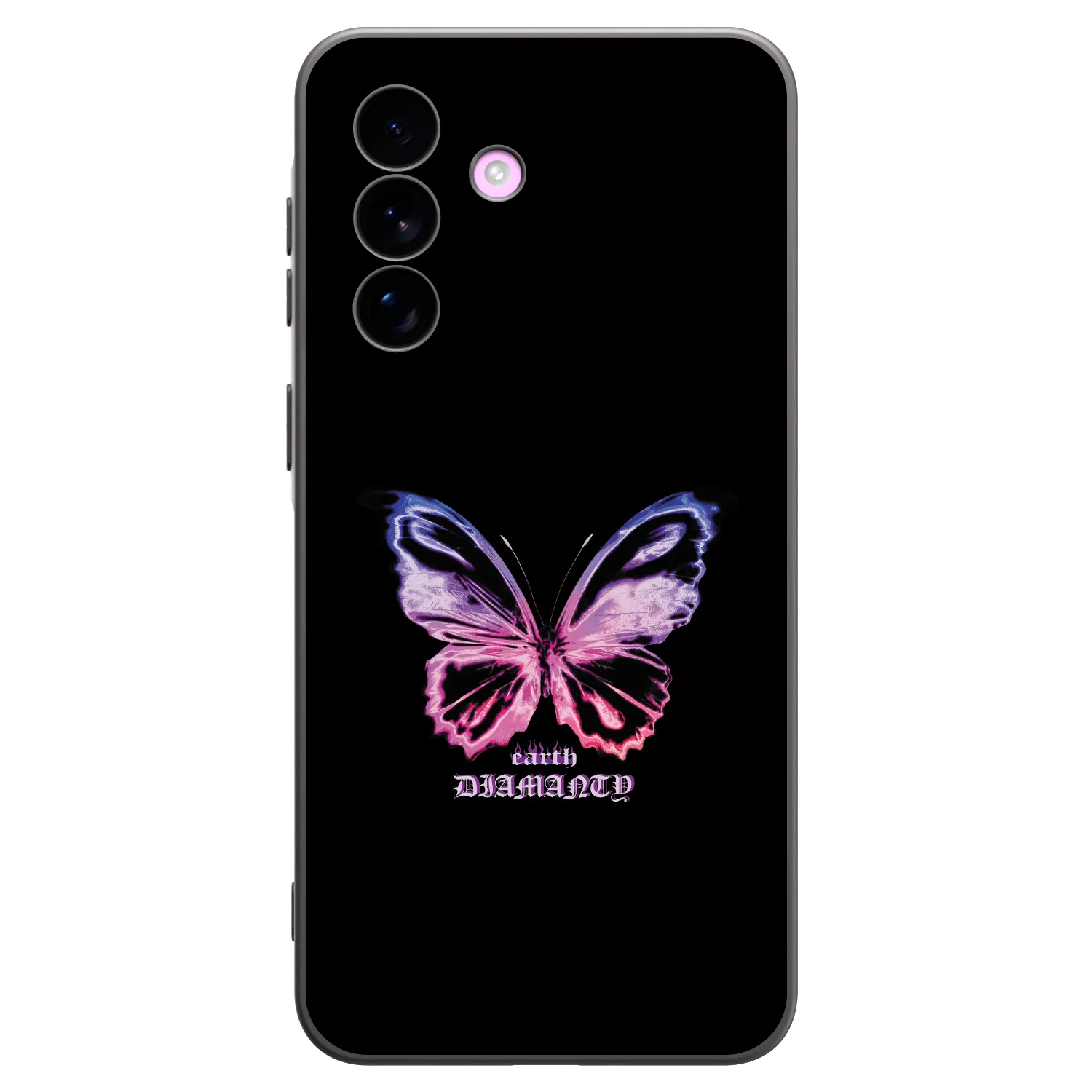 Picasee fekete szilikon tok az alábbi mobiltelefonokra Samsung Galaxy A57 5G - Diamanty Purple