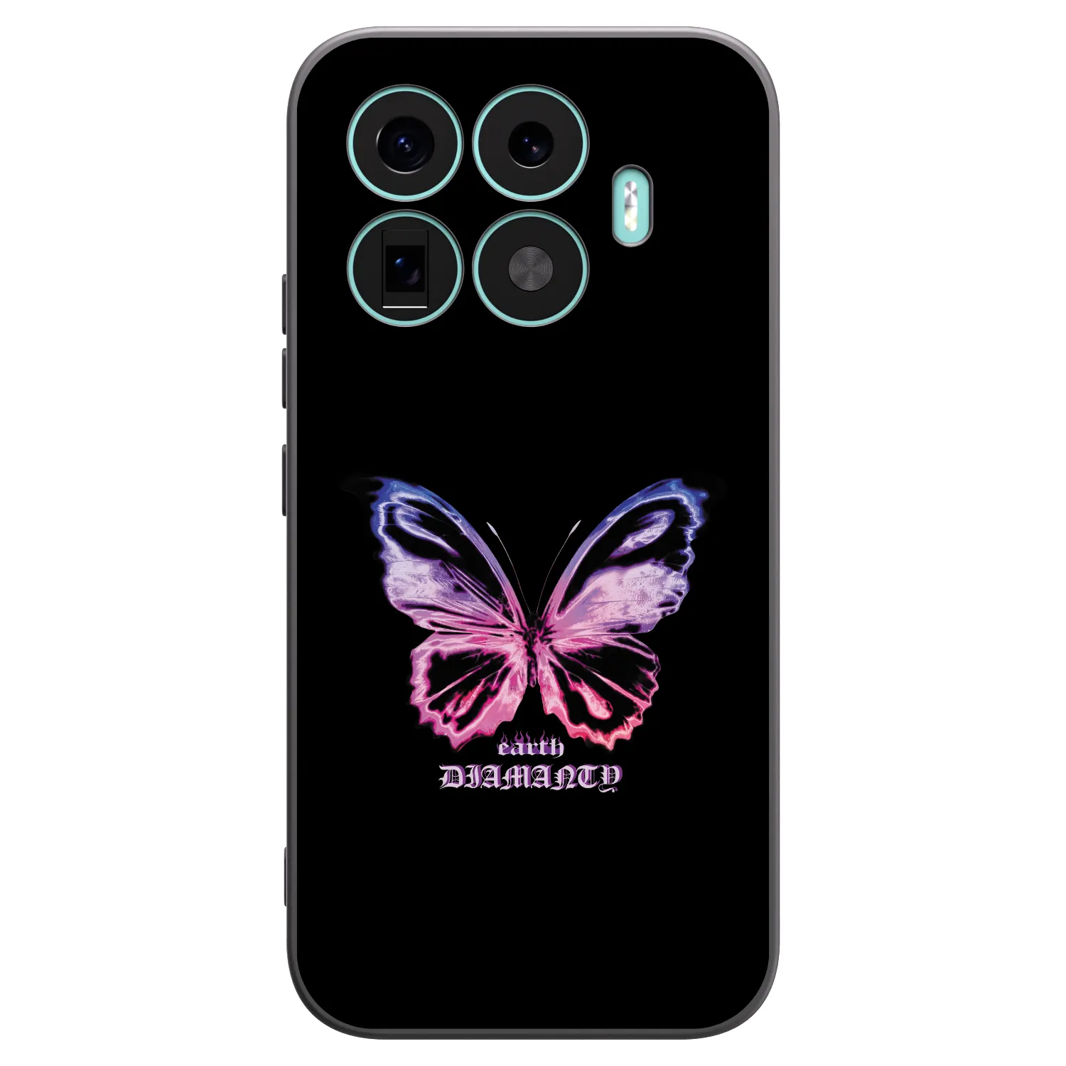 Picasee fekete szilikon tok az alábbi mobiltelefonokra Xiaomi 17T - Diamanty Purple