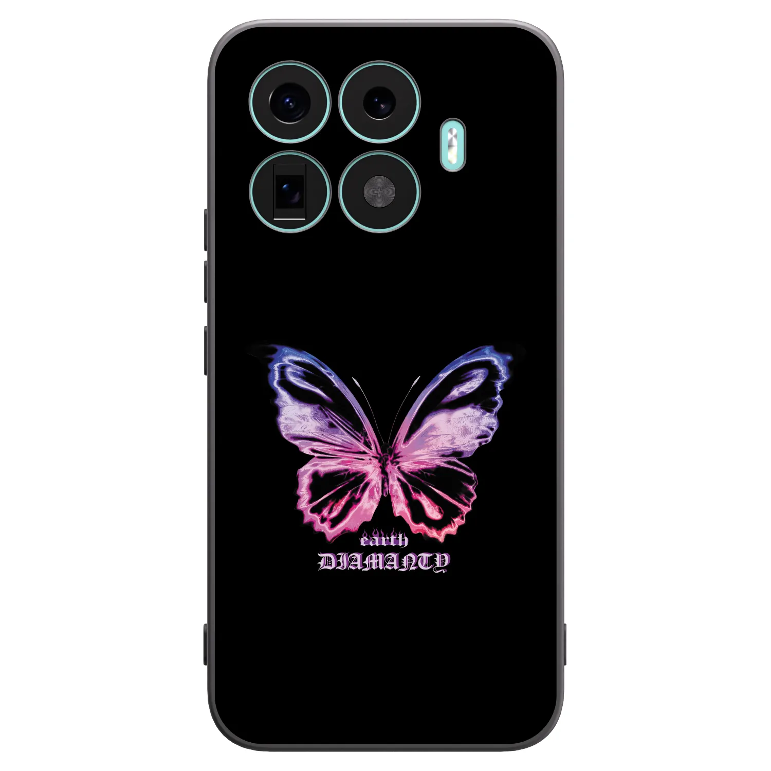 Picasee fekete szilikon tok az alábbi mobiltelefonokra Xiaomi 17T Pro - Diamanty Purple