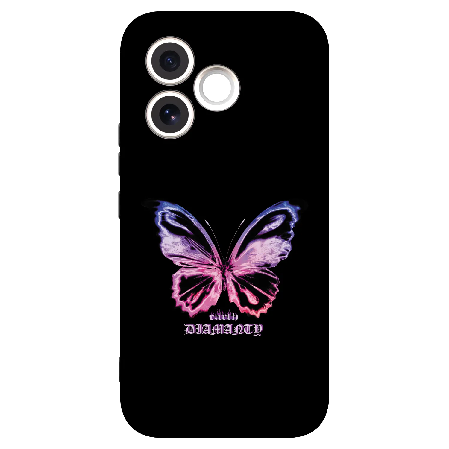 Picasee fekete szilikon tok az alábbi mobiltelefonokra Honor 600 Lite - Diamanty Purple