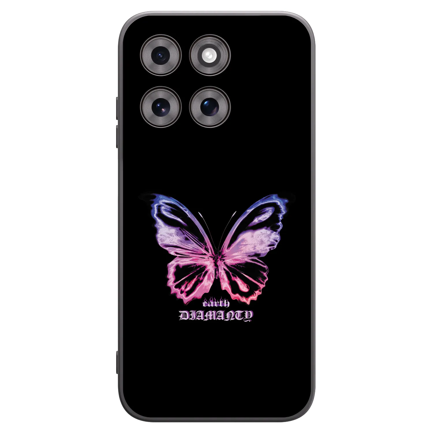 Picasee fekete szilikon tok az alábbi mobiltelefonokra Motorola Moto G77 - Diamanty Purple