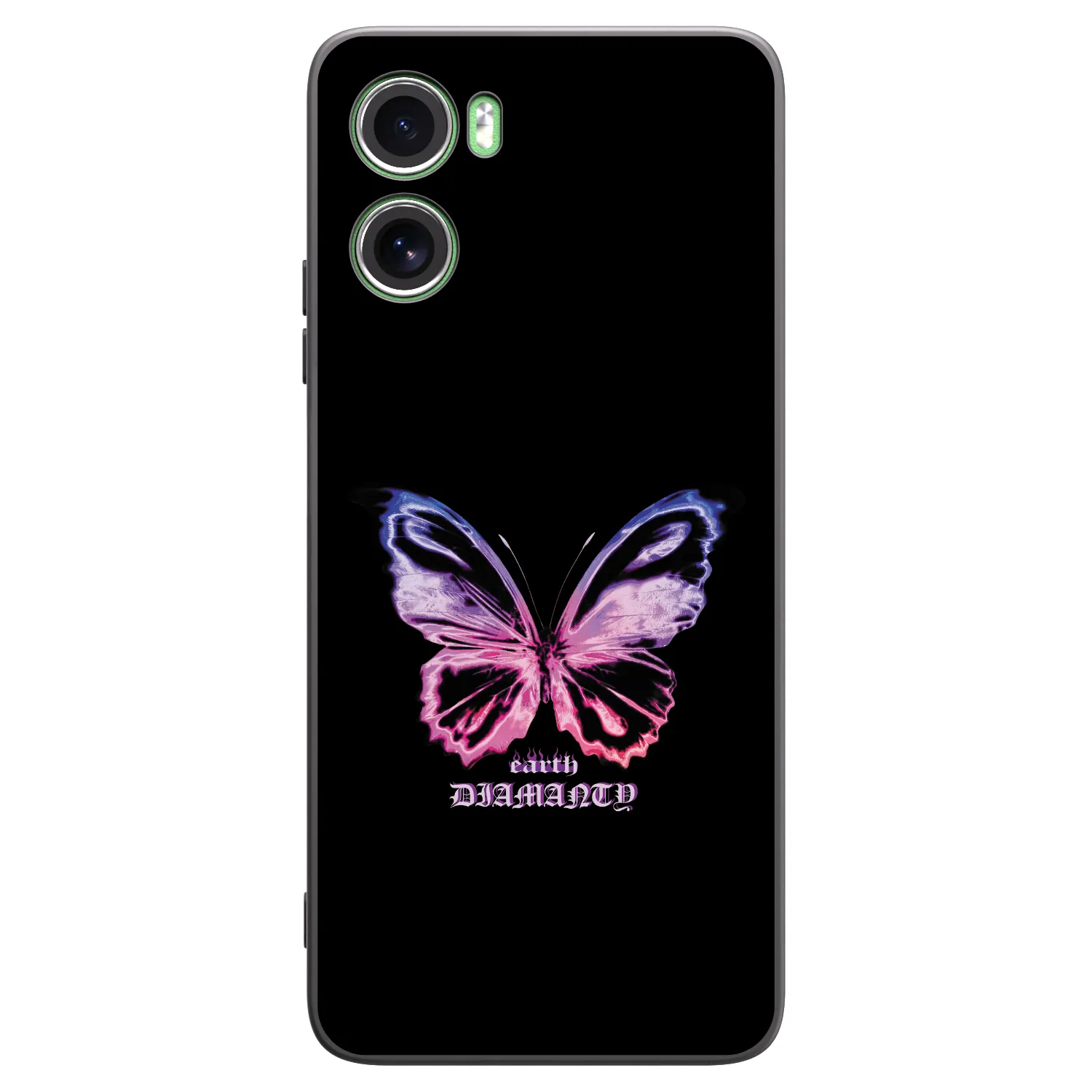 Picasee fekete szilikon tok az alábbi mobiltelefonokra Motorola Moto G06 - Diamanty Purple