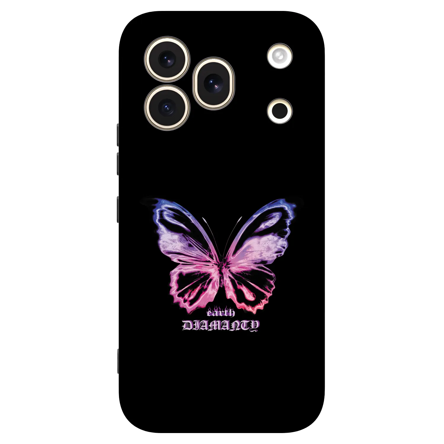 Picasee fekete szilikon tok az alábbi mobiltelefonokra Honor 600 Pro - Diamanty Purple