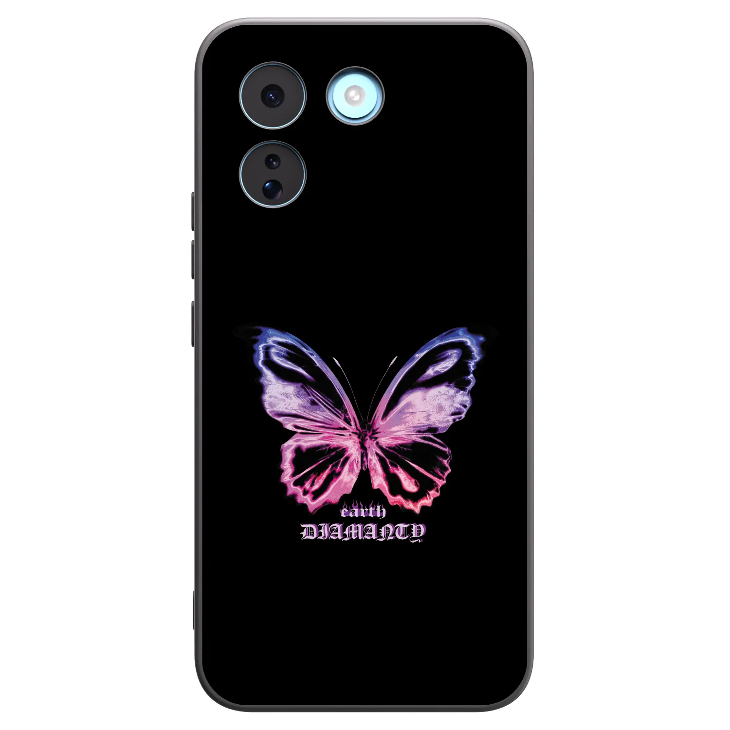 Picasee fekete szilikon tok az alábbi mobiltelefonokra Xiaomi Redmi Note 17 Pro MAX 5G - Diamanty Purple