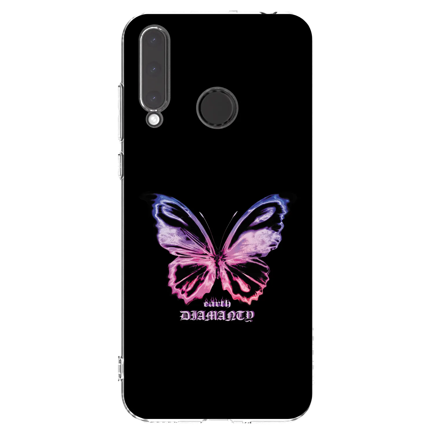Picasee átlátszó szilikon tok az alábbi mobiltelefonokra Honor 20 Lite - Diamanty Purple