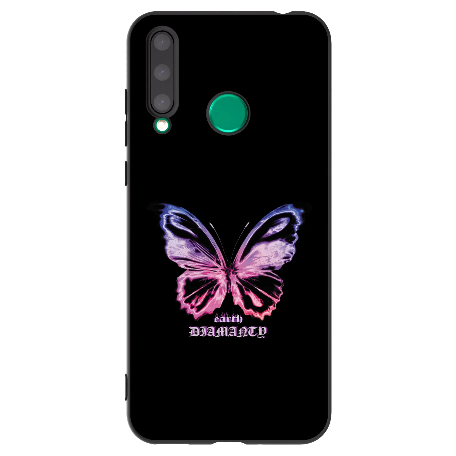 Picasee fekete szilikon tok az alábbi mobiltelefonokra Honor 20 Lite - Diamanty Purple