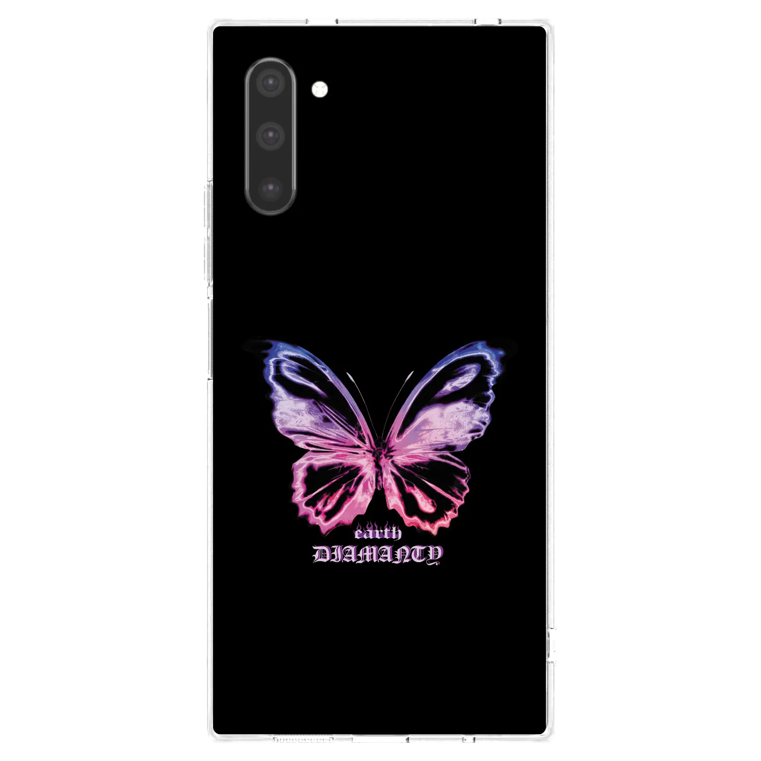 Picasee átlátszó szilikon tok az alábbi mobiltelefonokra Samsung Galaxy Note 10 N970F - Diamanty Purple