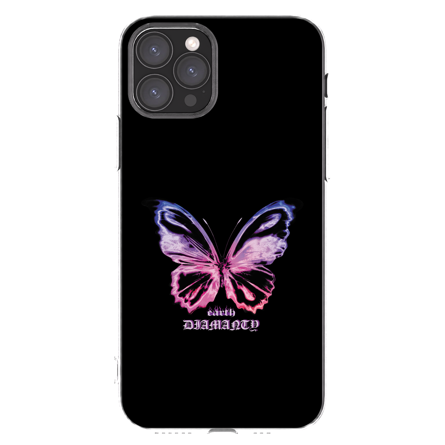 Picasee átlátszó szilikon tok az alábbi mobiltelefonokra Apple iPhone 11 Pro - Diamanty Purple