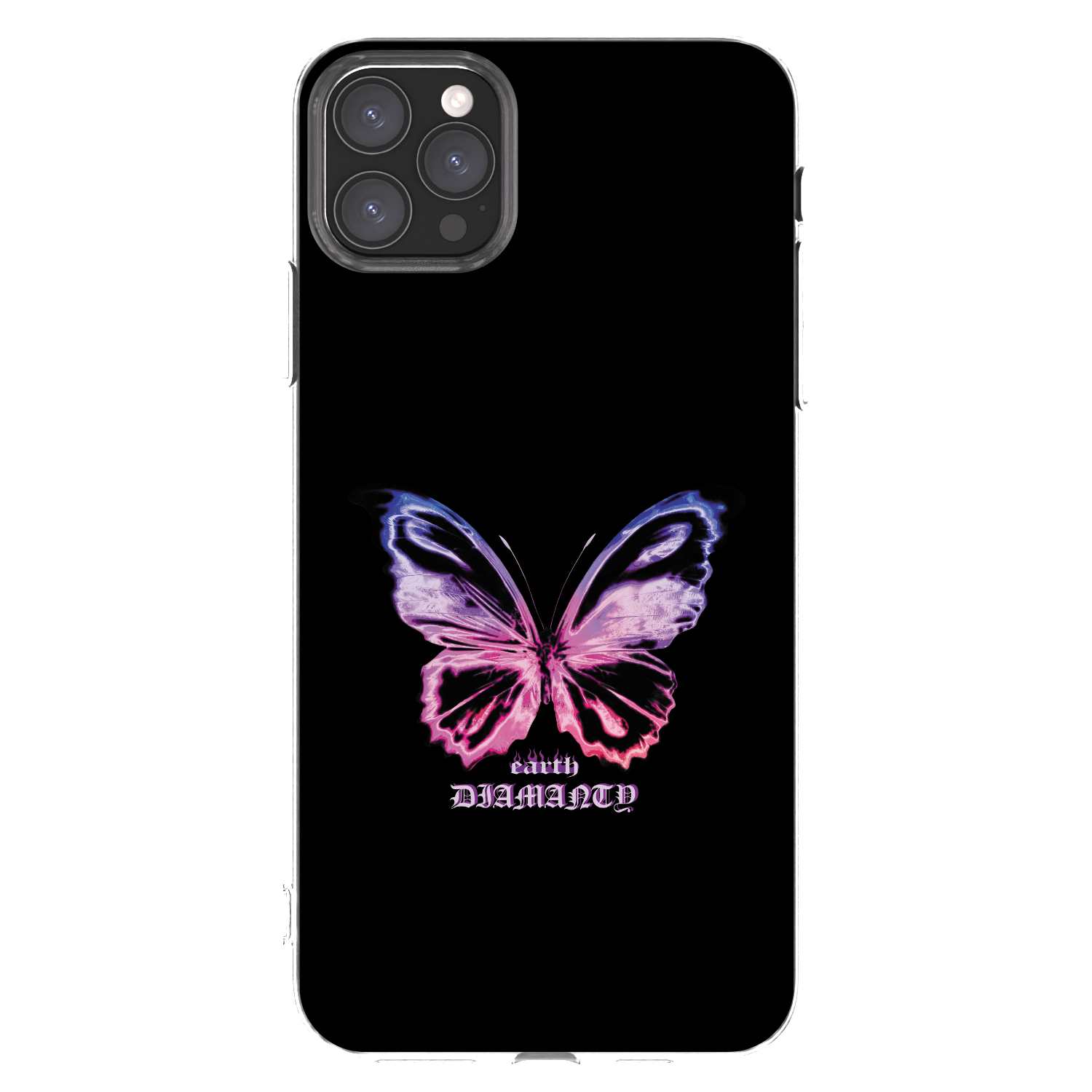 Picasee átlátszó szilikon tok az alábbi mobiltelefonokra Apple iPhone 11 Pro Max - Diamanty Purple