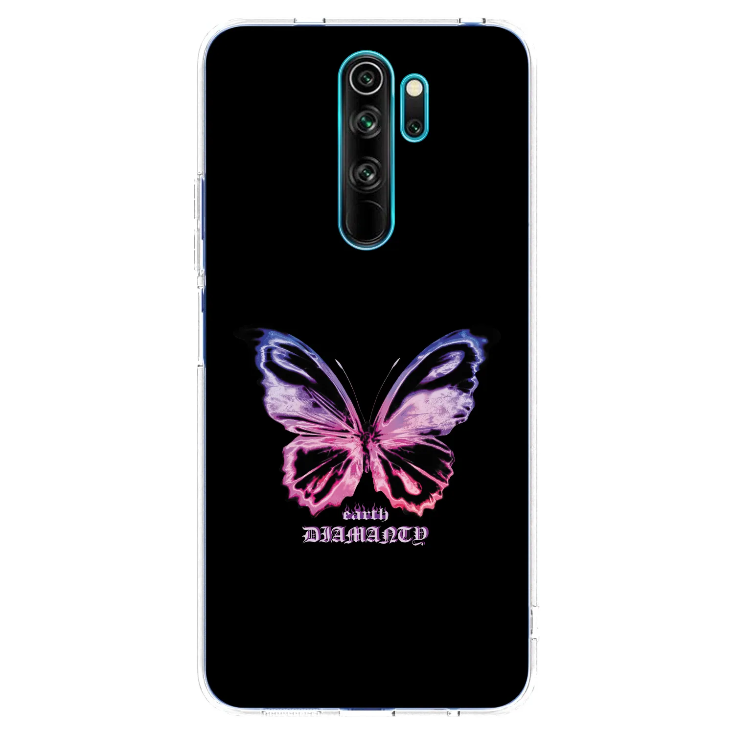 Picasee átlátszó szilikon tok az alábbi mobiltelefonokra Xiaomi Redmi Note 8 Pro - Diamanty Purple