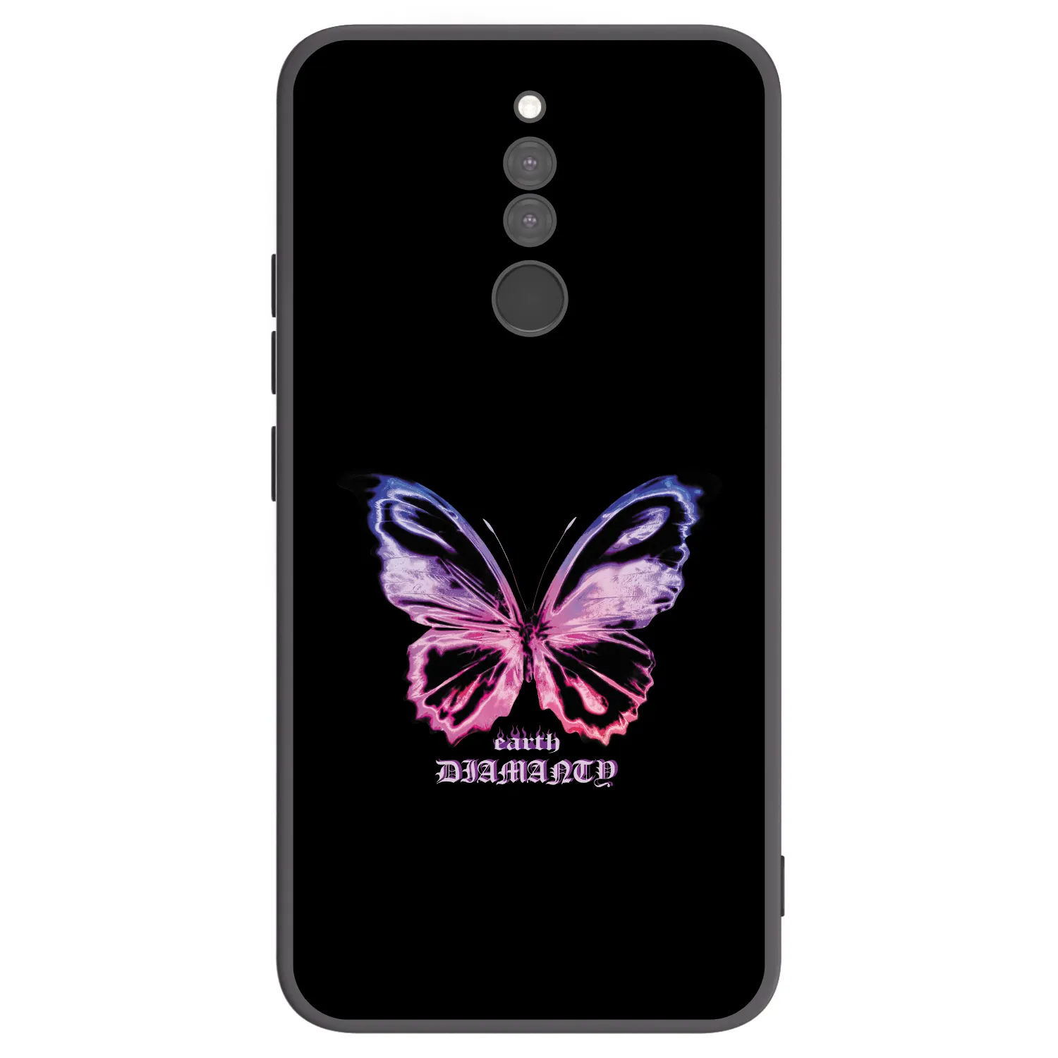 Picasee fekete szilikon tok az alábbi mobiltelefonokra Xiaomi Redmi 8 - Diamanty Purple